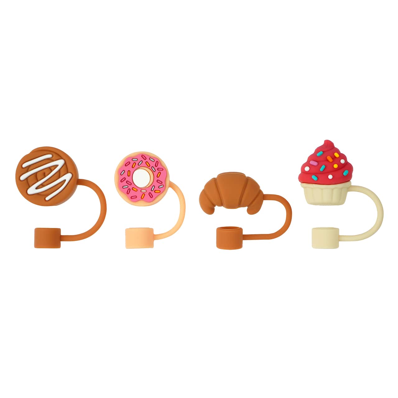 Ensemble d’ornements pour paille à thème de pâtisseries d’Ashland